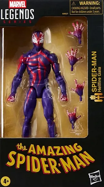 MARVEL LEGENDS THE AMAZING SPIDER-MAN ACTION FIGURE SPIDER-MAN HELLFIRE GALA 15 CM